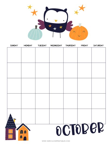 Free Printable October Planning Pages Simply Love Printables