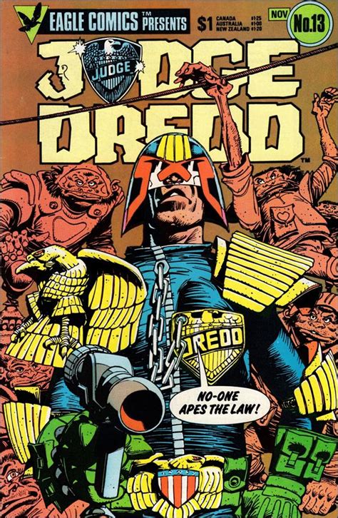 Judge Dredd A Nov Comic Book By Eagle Comics