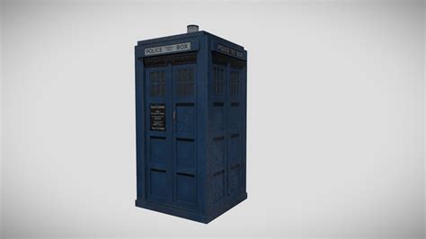 4th Doctors Tardis Season 12 3d Model By Conor Norwood