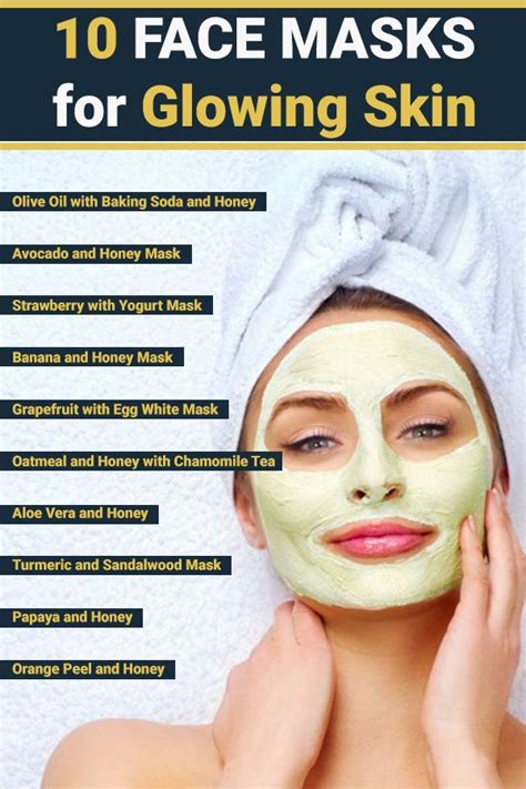 Hydrating Face Masks Glowing Skin Diy Face Masks Beauty Skin Care
