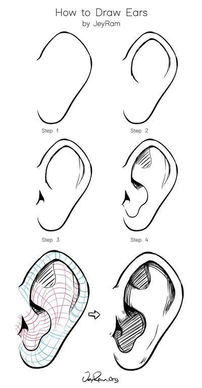 How To Draw Ears In 2020 Anime Drawings Tutorials How To Draw Ears