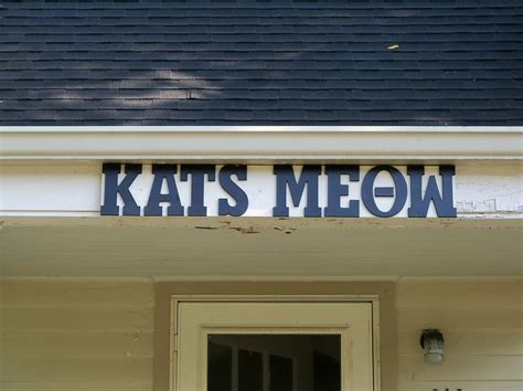 Oh Oxford Kats Meow 2 Sign For The Kats Meow House In Ox Flickr