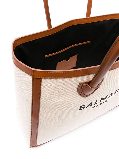 Balmain Logo Shopper Tote Bag Farfetch