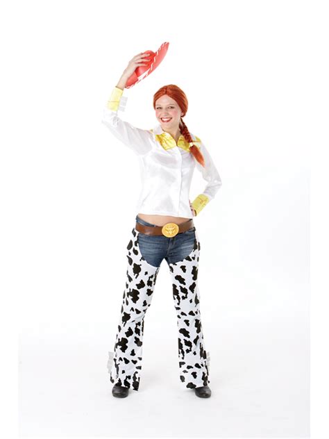 Adult Licensed Toy Story Jessie Outfit Fancy Dress Costume Cowgirl