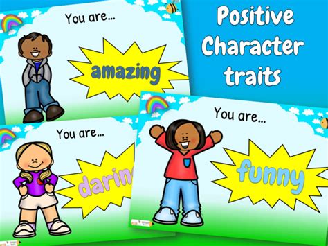 Good Character Traits For Kids