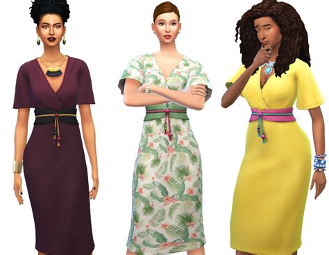 4 Sims Four Cas Sliders Hair Clothing Accessories And More By