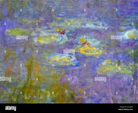 Painting Claude Monet Water Lilies Hi Res Stock Photography And Images