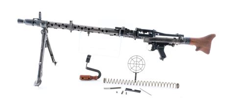 Wwii German Mg34 Parts Kit Receiverlive Barrel Ct Firearms Auction