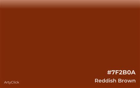 Reddish Brown Color Artyclick