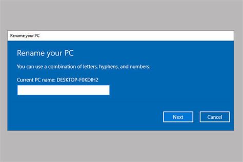 How To Rename Your Computer In Windows 10 Minitool Partition Wizard