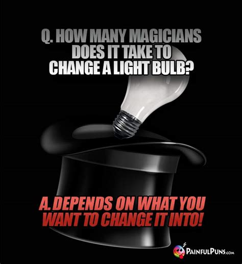 Magician Jokes Magic Puns Magical Humor