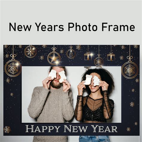 2021 Happy New Years Eve Photo Booth Prop Frame For Holiday Etsy
