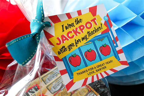 Lottery Ticket Teacher Appreciation T Idea And Printable Just Add