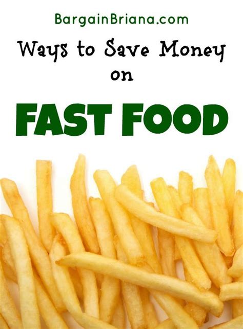 Uber eats deliverers set their hours, and earnings depend on your michael launched your money geek to make personal finance fun. Ways to Save Money on Fast Food - BargainBriana