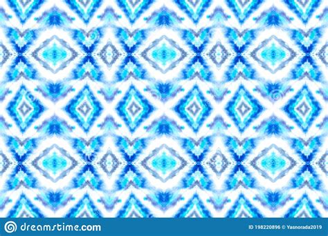 Watercolor Ethnicity Traditional Pattern Stock Illustration