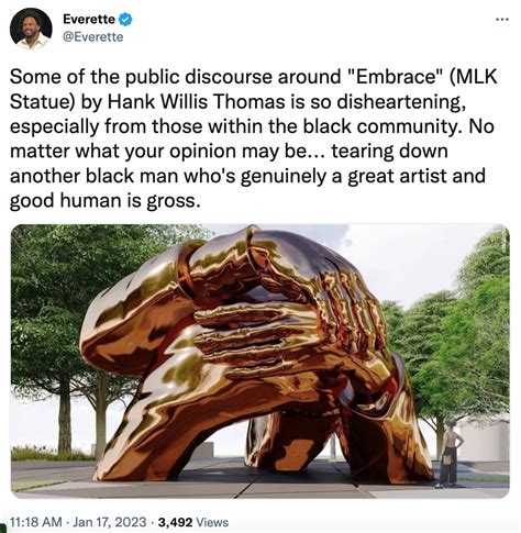 Dont Tear Down Martin Luther King The Embrace Statue Know Your Meme