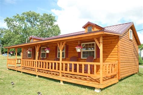 7 Beautiful Modular Log Cabins From Amish Cabin Company