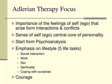 Ppt Adlerian Psychotherapy Powerpoint Presentation Free Download Id302999