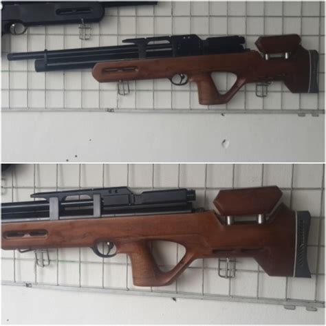 Senapan pcp buatan indonesia dengan memiliki sistem semi automatis yg membuat kegiatan menembak. senapan angin pcp: Senapan PCP Semi Bullpup