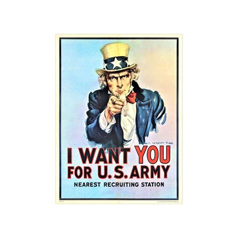 Uncle Sam Vintage Poster Us Patriotic Ich Will Sie Für Etsy