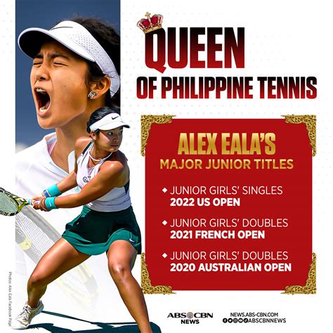 ABS CBN News On Twitter FILIPINA TENNIS ROYALTY Eala S USOpen Victory Is Her First