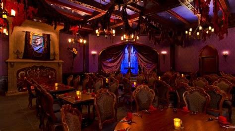 The Darkened Interior Of The West Wing Dining Room At Be Our Guest