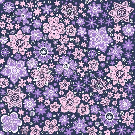 Abstract Floral Seamless Pattern Vector Illustration Stock Vector