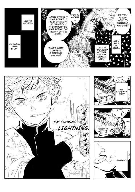Mixed a few panels from the manga and drew a few of my own to draw