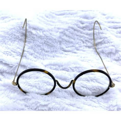 antique 12k yellow gold reading glasses 1x magnification etsy