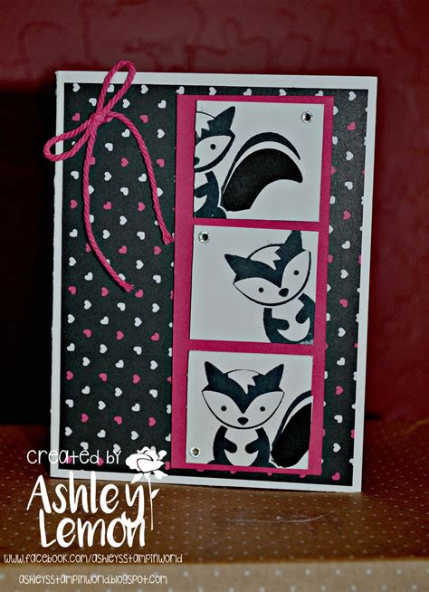 Foxy Friends Stampin Up Set Stampin Up Foxy Friends Cards Fox Card