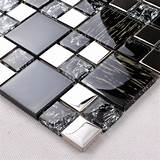 Silver Glass Tiles Photos