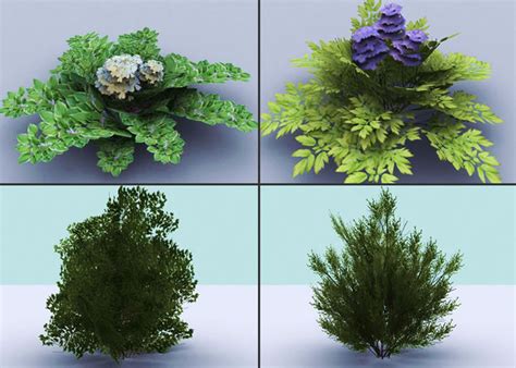 Bushes Model Pack