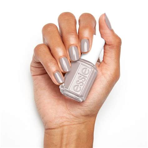 Without A Stitch Light Gray Nail Polish Nail Color Essie
