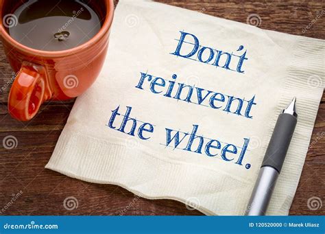 Do Not Reinvent The Wheel Stock Photo Image Of Invention 120520000