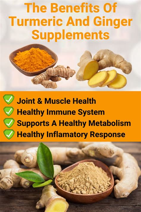The Benefits Of Turmeric And Ginger Supplements Turmeric Health