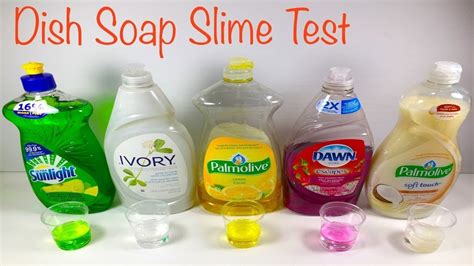 Testing Dish Soap Slime Recipe With Clear Glue How To Make Slime