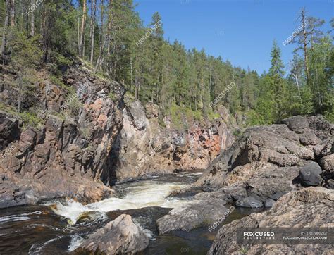 Finland Lapland Kuusamo Oulanka National Park Kiutakoengaes Rapids