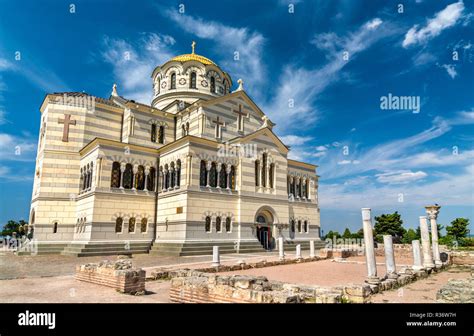 Saint Vladimir Cathedral In Chersonesus Crimea Stock Photo Alamy