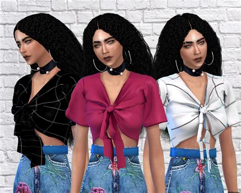 Lana Cc Finds Soulevans997 Volatile Tops Recolored 20 Sims 4