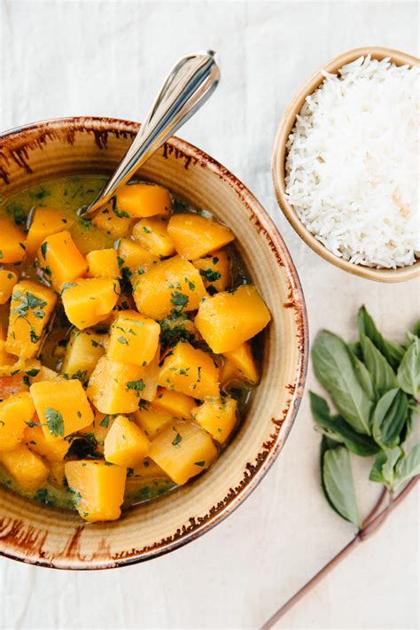 Recipe Butternut Squash In Fresh Green Curry Kitchn