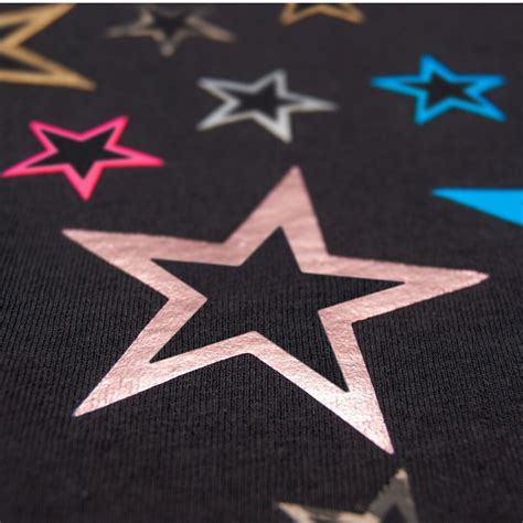 Iron On Stars Outlined Customise Clothing With Stars Etsy