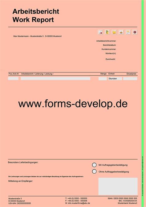 Download as pdf, txt or read online from scribd. Arbeitsberichte, Rapportzettel, Leistungsnachweis, PDF A4 ...