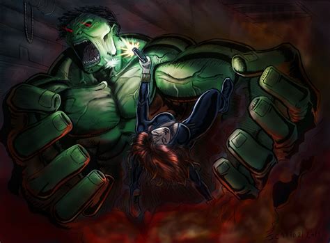 Black Widow Vs Hulk