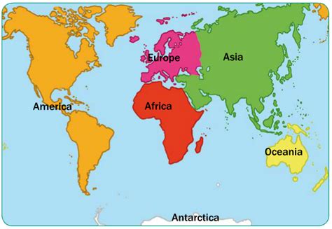 Increible Mapa De Los Continentes Con Sus Nombres Kulturaupice 62124