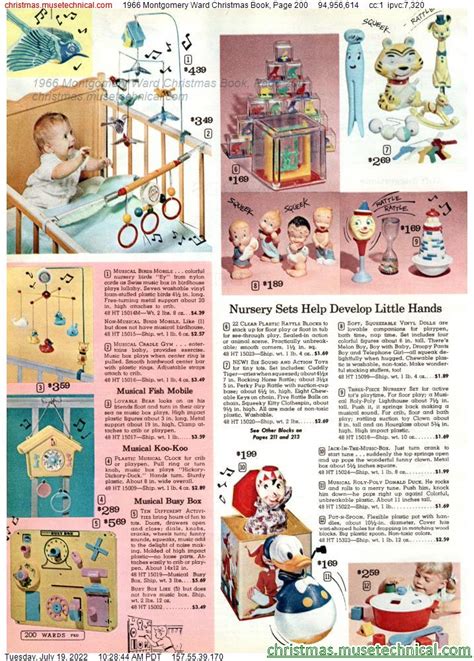 1966 montgomery ward christmas book page 200 catalogs and wishbooks