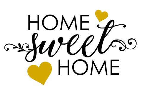 Home Sweet Home Svg 95522 Svgs Design Bundles Home Logo Sweet