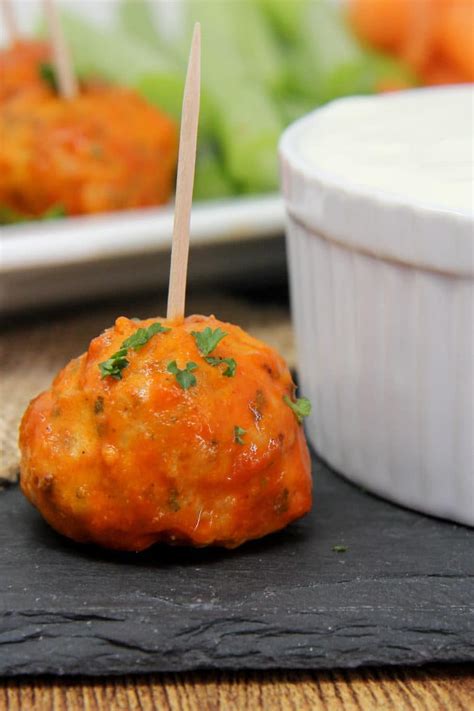 Buffalo Chicken Meatballs Easy Tried And True Recipe