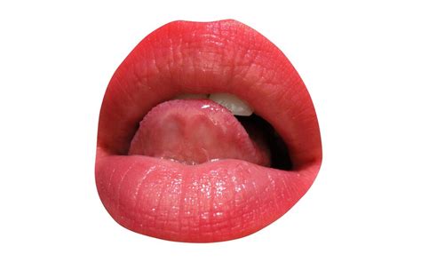 Premium Photo Isolated Lip Sensual Lips Mouth Sexy Tongue Licking