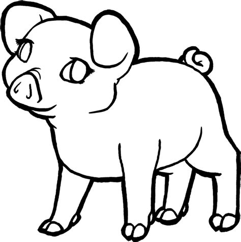 Free Cartoon Pig Black And White Download Free Cartoon Pig Black And