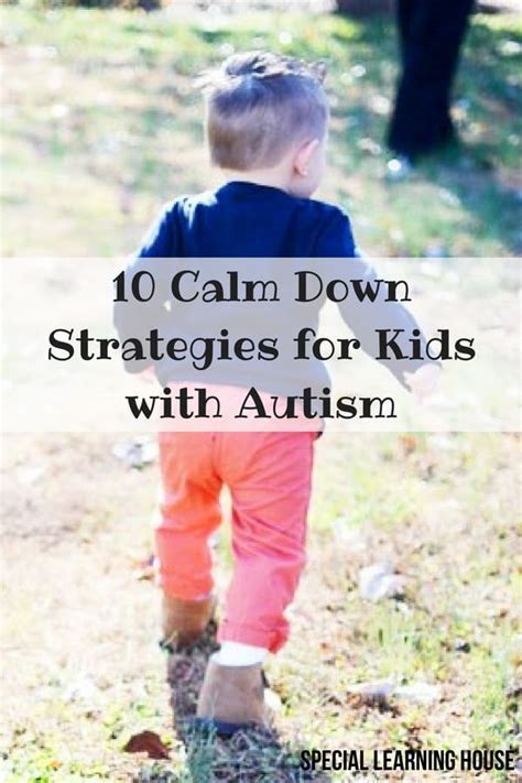 10 Calm Down Strategies For Kids With Autism Special Learning House